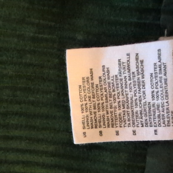 H&M Flared Courdoroy Green Skirt - Picture 6 of 8